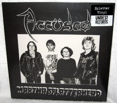 THE ACCUSED "Martha Splatterhead" 12" Ep (Unrest) Splatter Vinyl